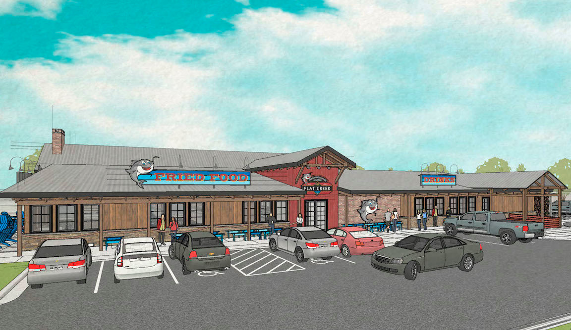 Flat Creek Resort Bar & Grill will anchor the development.